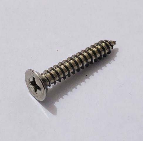 STS SCW CSK UNDERCUT PHIL SS 304 8G X 1 INCH (25MM)
